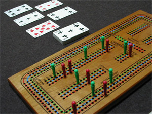 picture of cribbage board