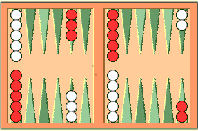 Backgammon board