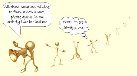 Are you willing to form a new group?