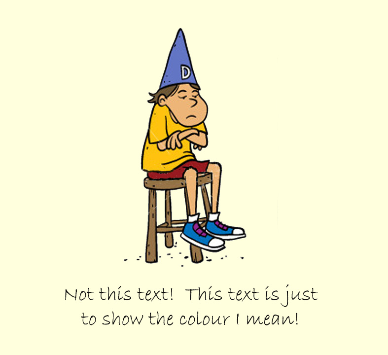 Not this one!  This one's just to show the colour