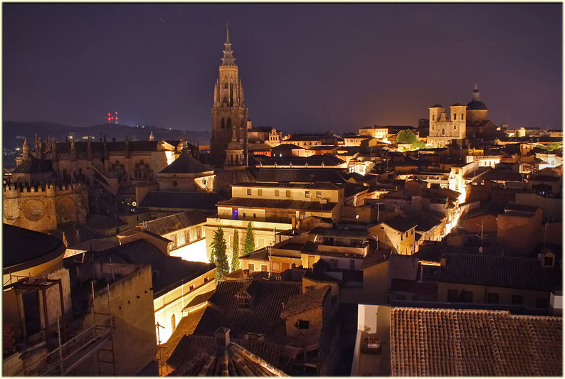 photo taken from our hotel rooftop