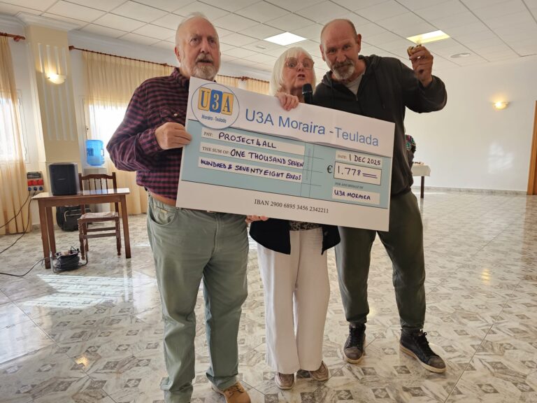 U3A Charity of the Year